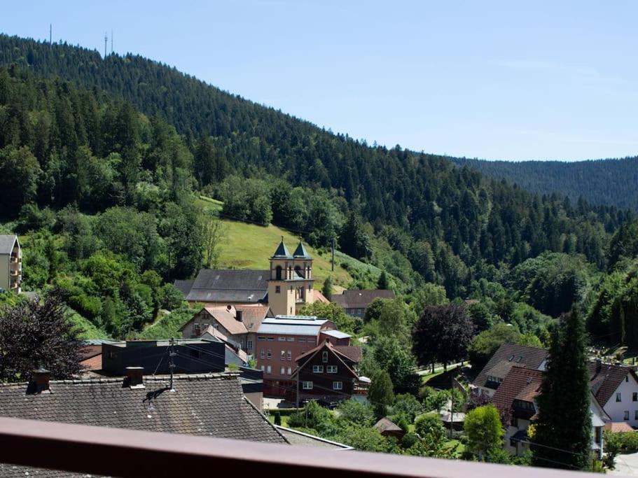 Ferienwohnung Schwarzwaldblick Bad Rippoldsau-Schapbach Esterno foto